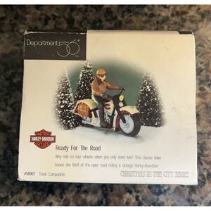 Vintage Department 56 Christmas in the City Series "Ready for the Road" item 589